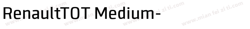 RenaultTOT Medium字体转换